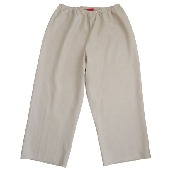 SHAMASK lightweight linen pants sz 3 XXL elastic waist - Picture 1 of 6